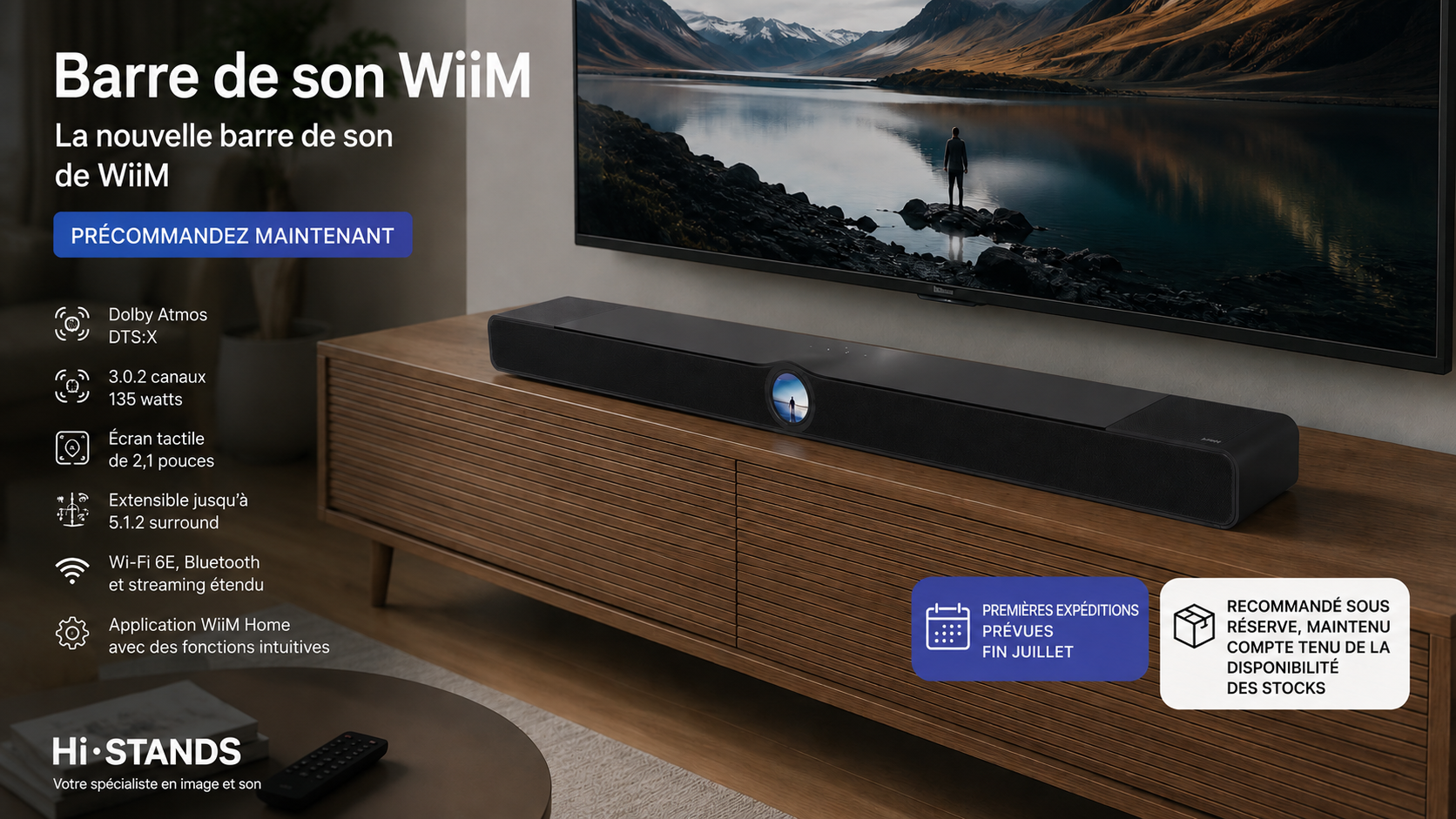 WiiM Bar soundbar disponible dès maintenant en Preorder