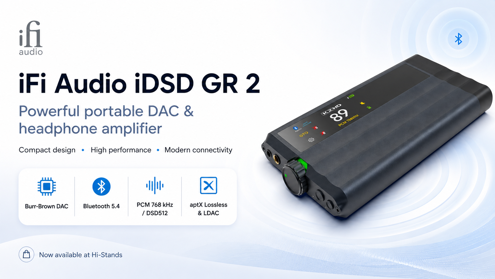 iFi Audio iDSD GR 2, portable DAC and headphone amplifier