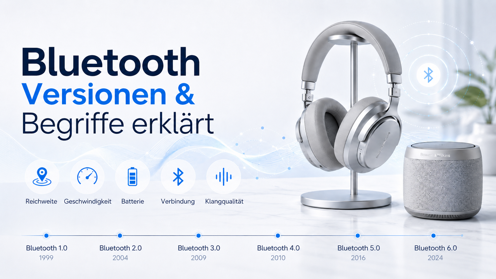 Bluetooth Versionen und Begriffe einfach erklärt
