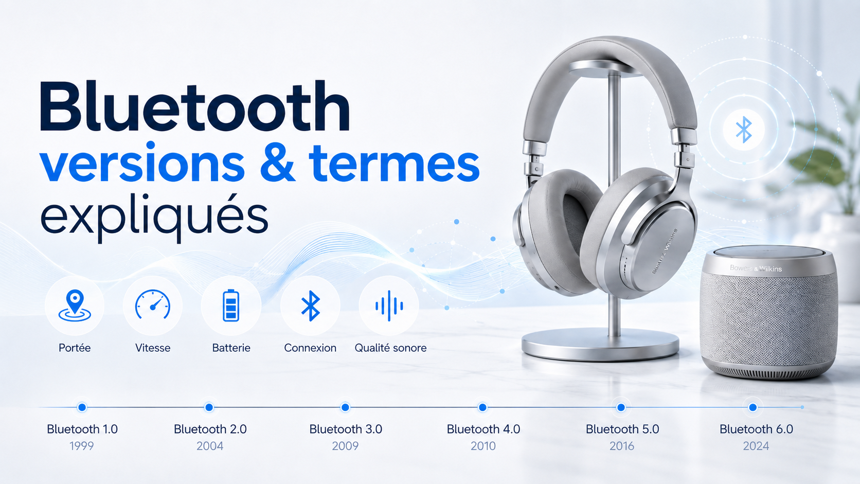 Versions et termes Bluetooth expliqués simplement