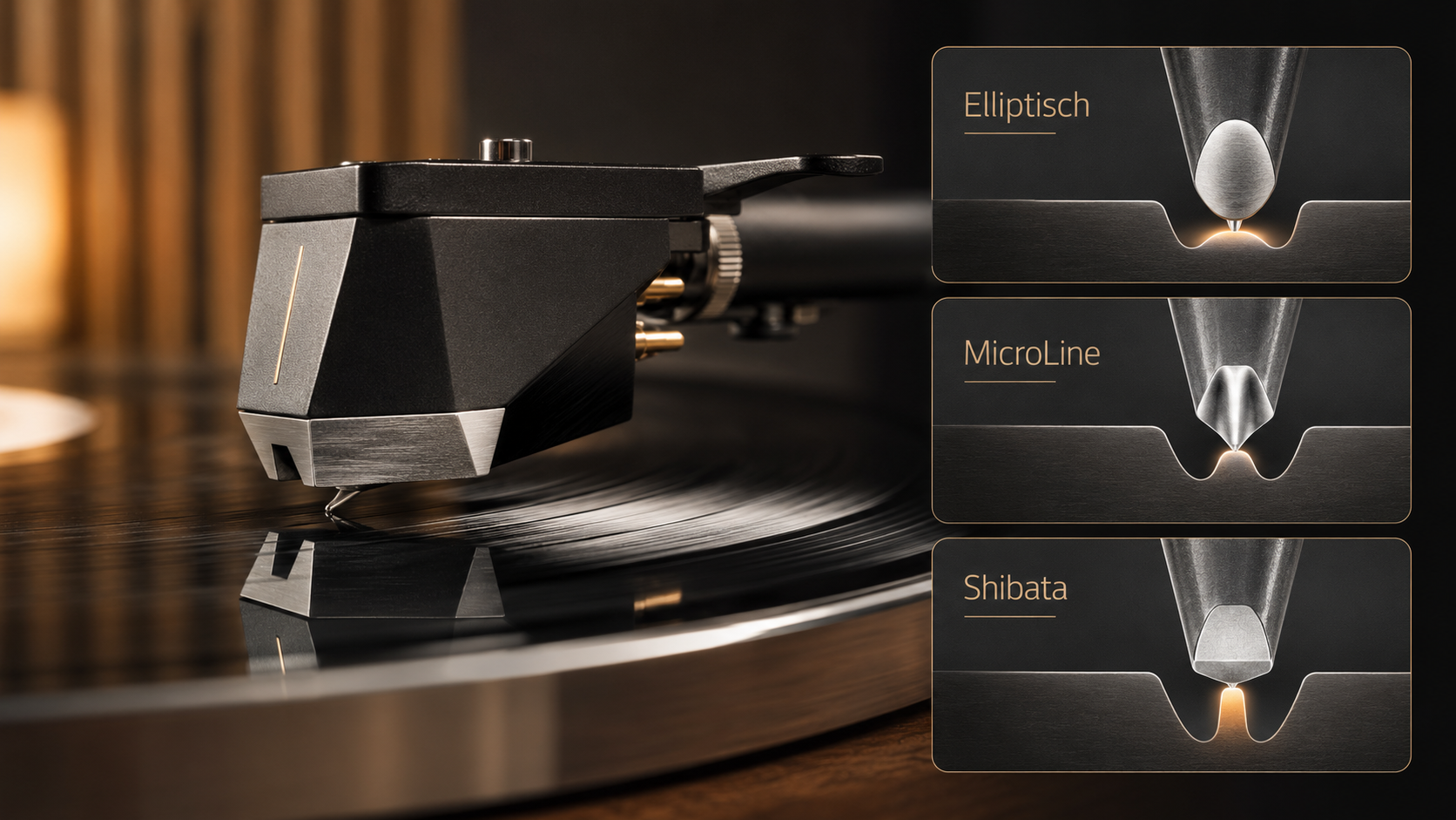 MicroLine, Shibata ou elliptique: quelle pointe convient à vos disques?