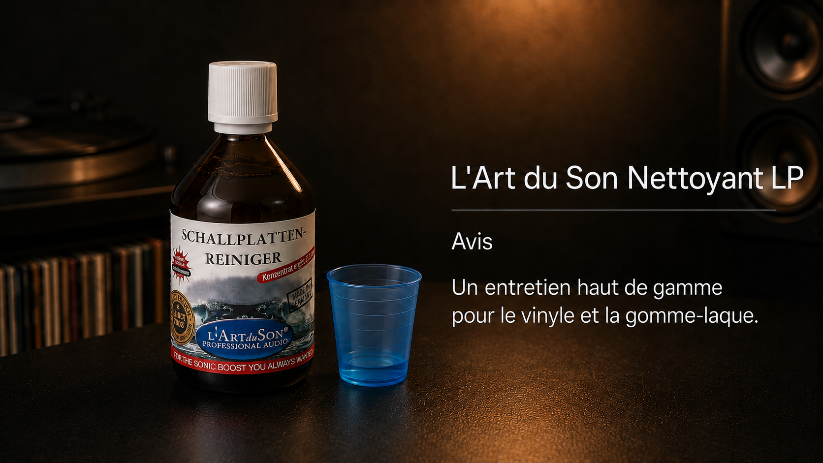 Test du nettoyant L'Art du Son – un entretien soigné des vinyles et des 78 tours