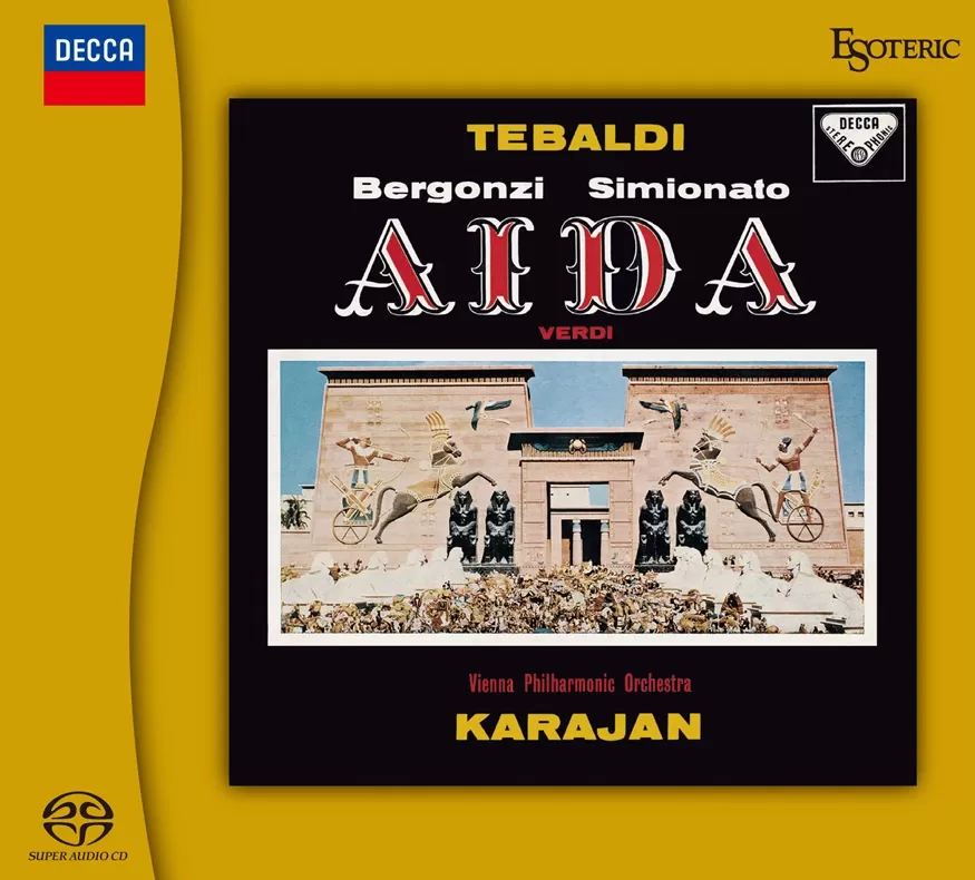 クラシック Verdi Aida Karajan London Records LP herbert-von-karajan-wiener-