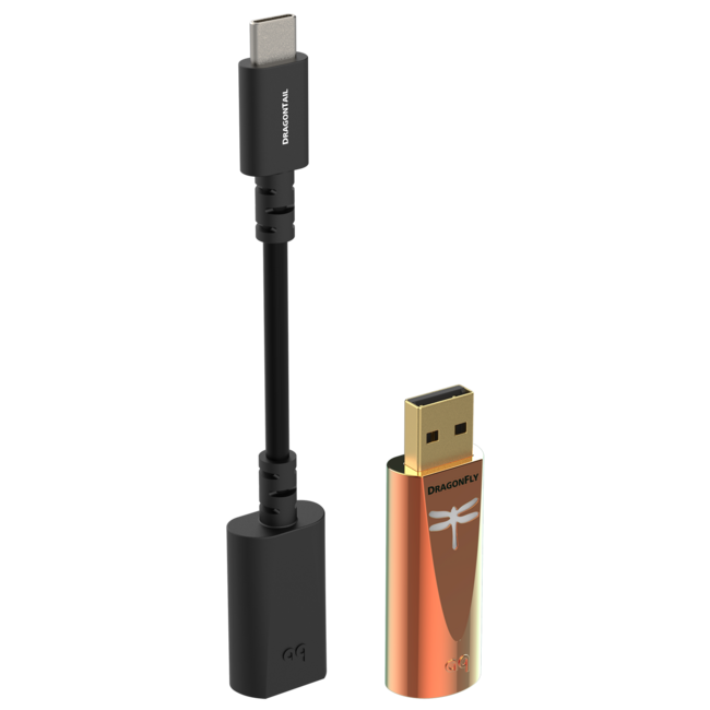 AudioQuest DragonFly Copper USB-DAC en hoofdtelefoonversterker - Outlet Store