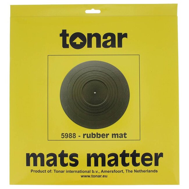 Tonar 5988 Tapete de borracha para gira-discos 3 mm