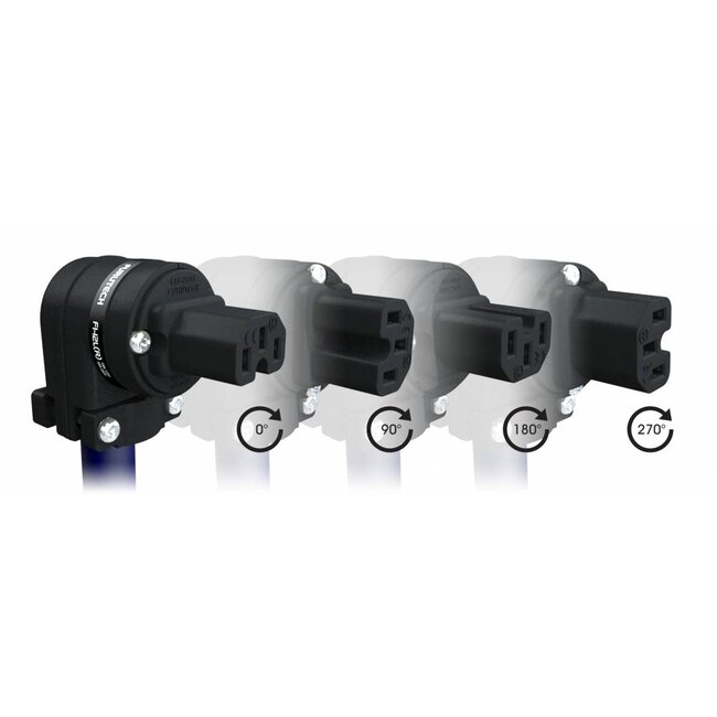 Furutech FI-12L (Rhodium) – High-End IEC-Winkelstecker