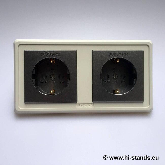 Furutech FP-SWS-D (G) Gold – Doppel-Schuko-Wandsteckdose