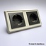 Furutech FP-SWS-D (G) Gold – Doppel-Schuko-Wandsteckdose