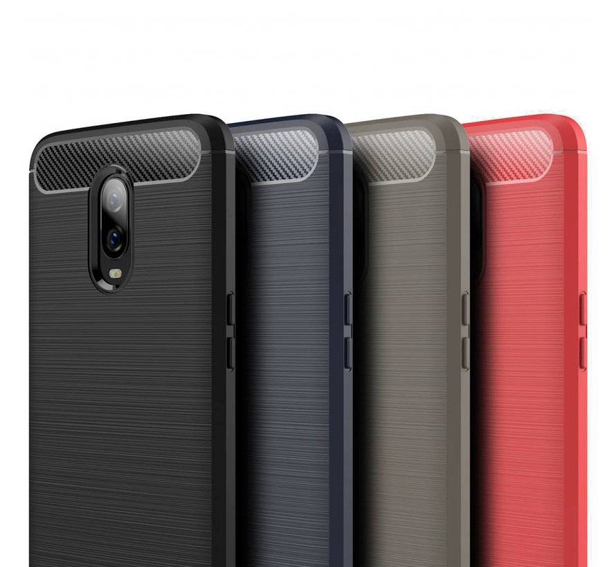 OnePlus 6T Case Brushed Carbon Gray