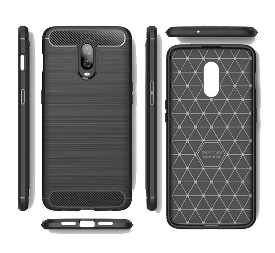 OnePlus 6T Case Brushed Carbon Gray