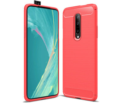 ProGuard OnePlus 7 Pro Brushed Carbon Red Case