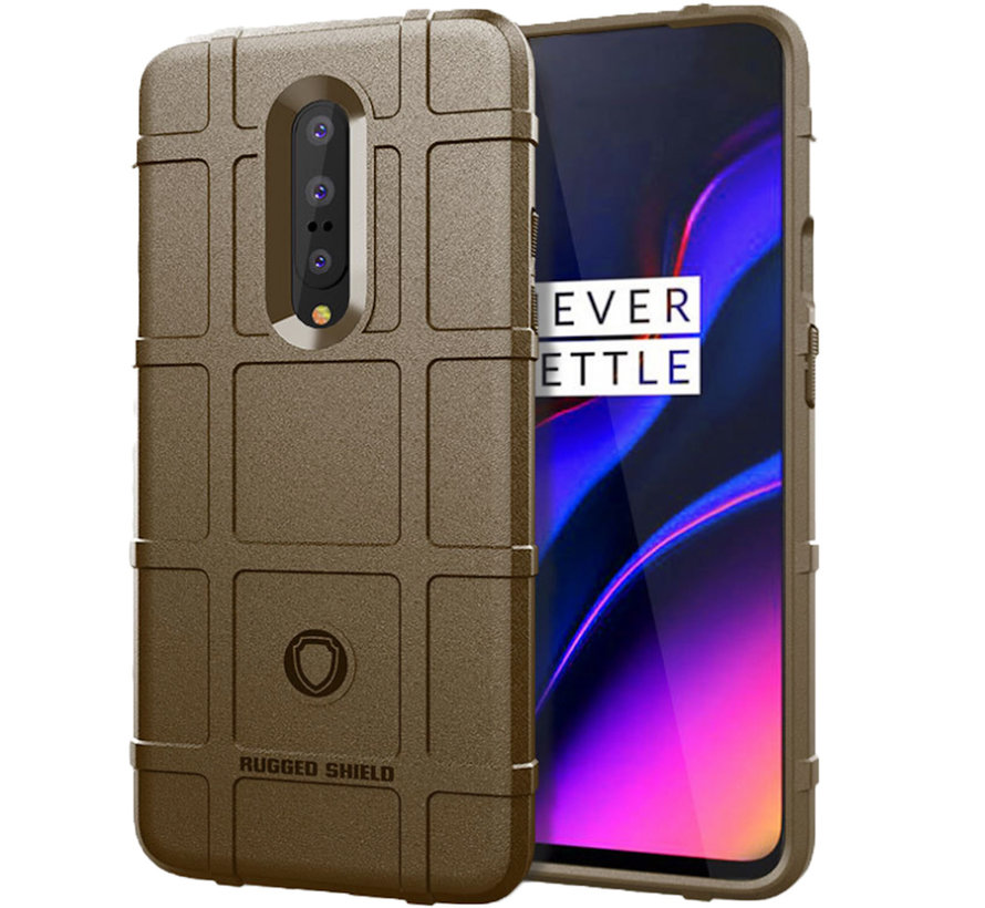 OnePlus 7 Pro Case Pro Rugged Shield Brown