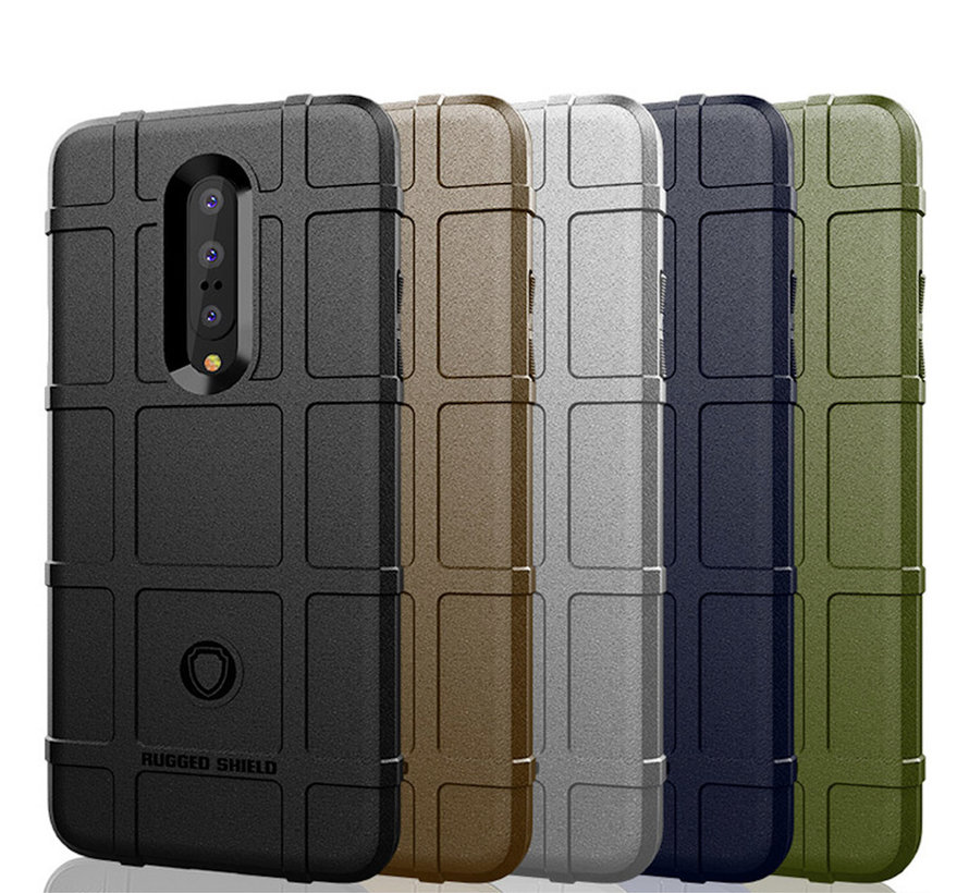 OnePlus 7 Pro Hoesje Pro Rugged Shield Blauw