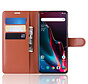 OnePlus 7 Pro Hoesje Wallet Flip Case Bruin