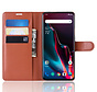 OnePlus 7 Pro Wallet Flip Case Brown