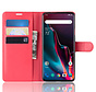 OnePlus 7 Pro Hoesje Wallet Flip Case Rood