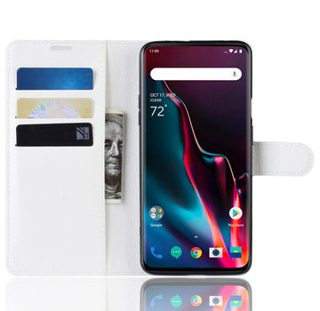 ProGuard OnePlus 7 Pro Wallet Flip Case Weiß