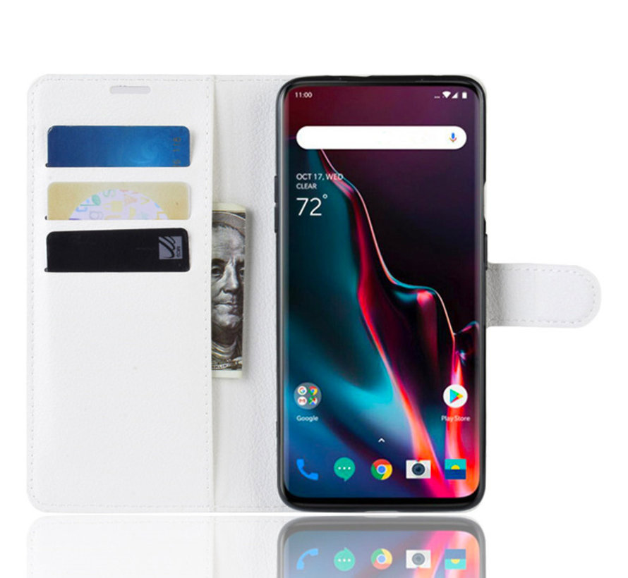 OnePlus 7 Pro Wallet Flip Case White