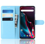 ProGuard OnePlus 7 Pro Brieftasche Flip Case Blau