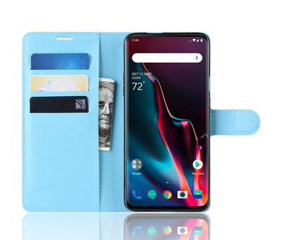 ProGuard OnePlus 7 Pro Wallet Flip Case Blue