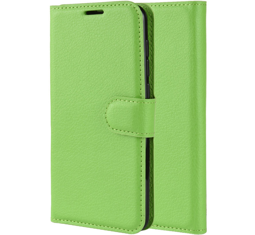 OnePlus 7 Pro Hoesje Wallet Flip Case Groen