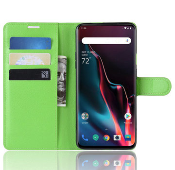 ProGuard OnePlus 7 Pro Brieftasche Flip Case Grün