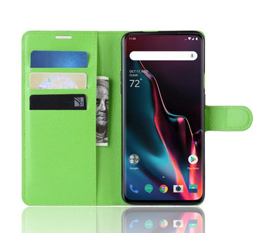 ProGuard OnePlus 7 Pro Wallet Flip Case Green