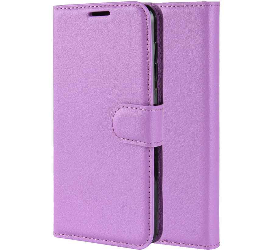 OnePlus 7 Pro Hoesje Wallet Flip Case Paars