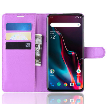 ProGuard OnePlus 7 Pro Brieftasche Flip Case Lila