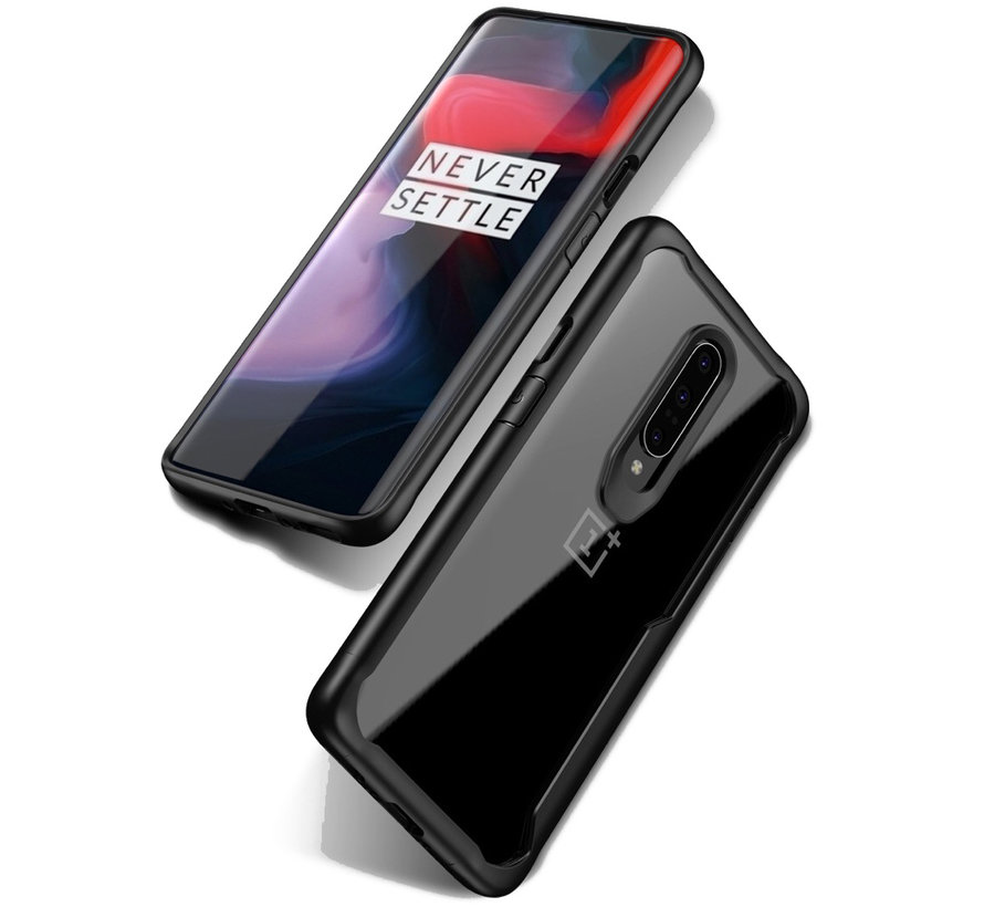 OnePlus 7 Pro Hoesje Hybrid Bumper Rood