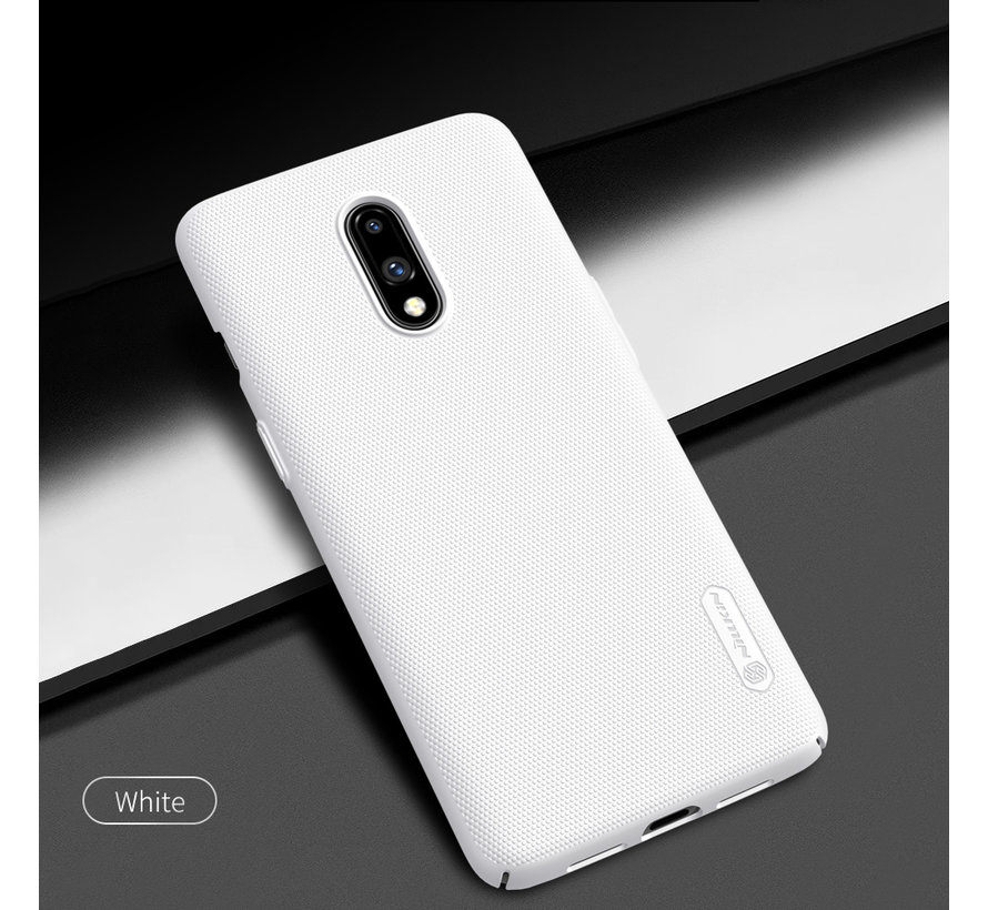 OnePlus 7 Case Frosted Shield Weiß