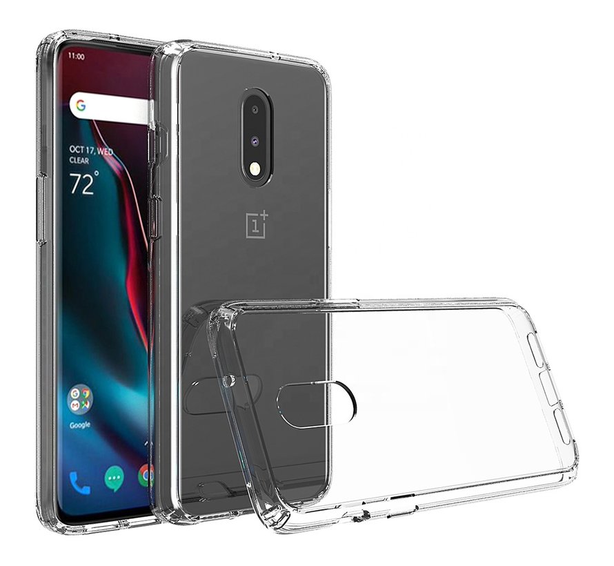 OnePlus 7 Hoesje Bumper TPU Transparant