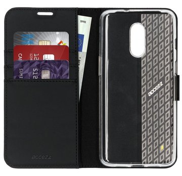 Accezz OnePlus 7 Wallet Case Schwarz