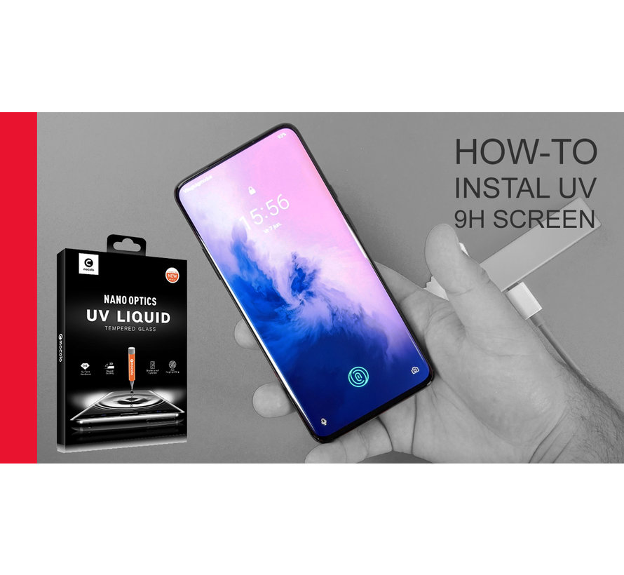 OnePlus 7 Pro / 7T Pro 9H Glas Displayschutzfolie Full Cover