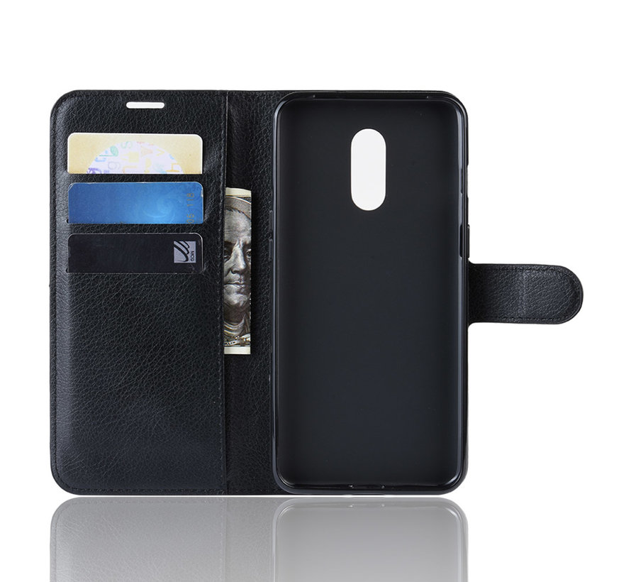 OnePlus 7 Wallet Flip Case Black