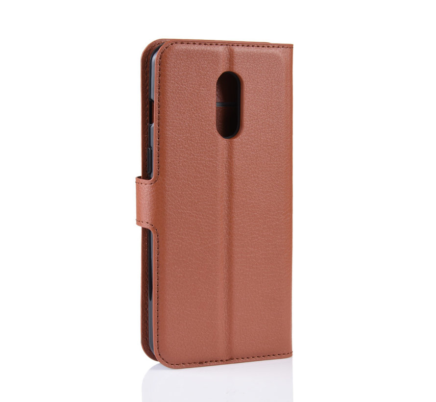 OnePlus 7 Wallet Flip Case Brown