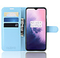 OnePlus 7 Hoesje Wallet Flip Case Blauw