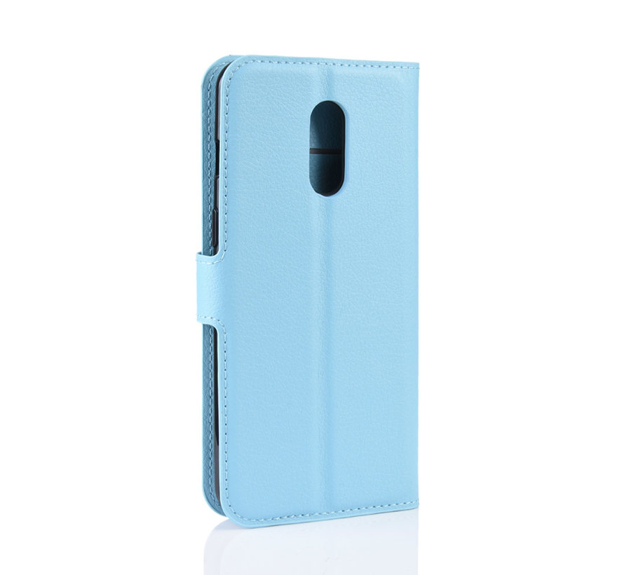 OnePlus 7 Hoesje Wallet Flip Case Blauw