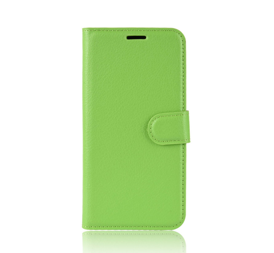 OnePlus 7 Hoesje Wallet Flip Case Groen