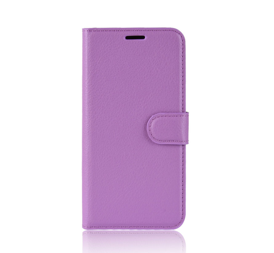 OnePlus 7 Wallet Flip Case Hülle Lila