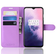 ProGuard OnePlus 7 Wallet Flip Case Hülle Lila