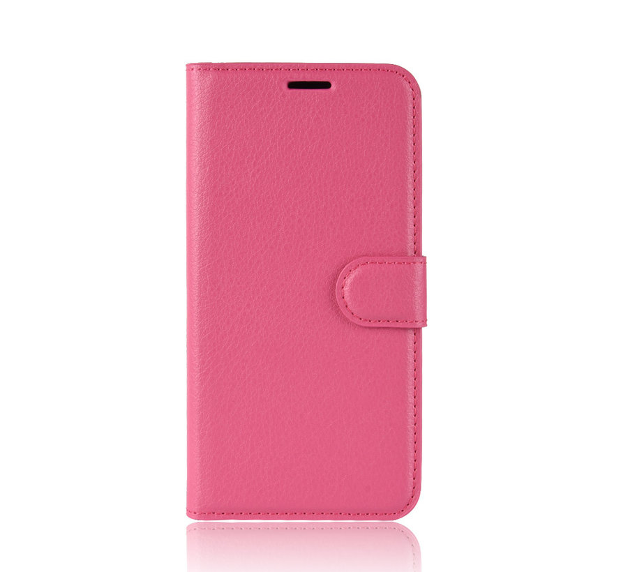 OnePlus 7 Hoesje Wallet Flip Case Roze