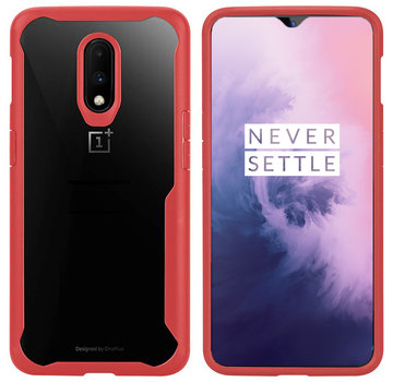 ProGuard OnePlus 7 Hoesje Hybrid Bumper Rood