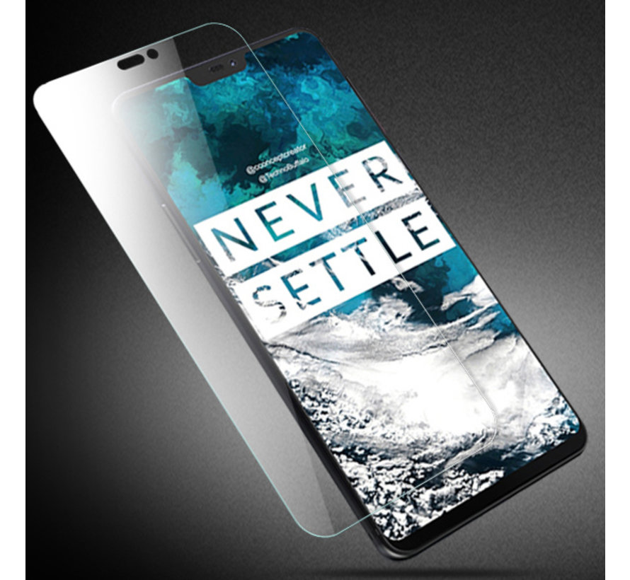 OnePlus 6 Displayschutzfolie 2.5D aus gehärtetem Glas
