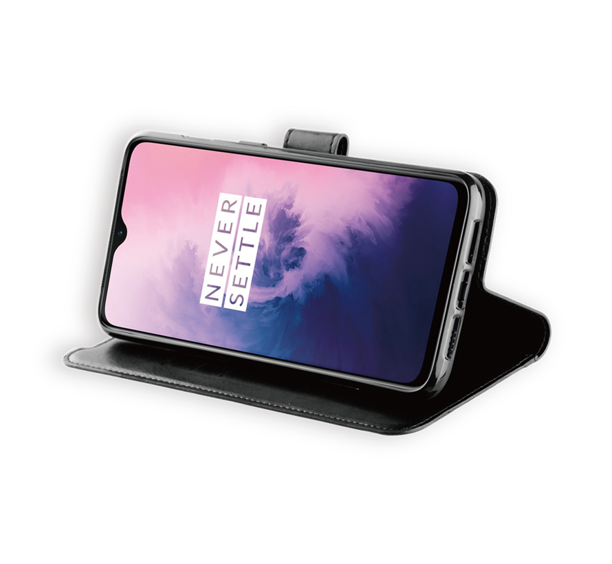 OnePlus 7 Gel Wallet Case Black