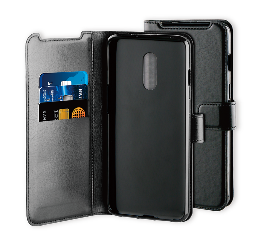 OnePlus 7 Gel Wallet Case Black