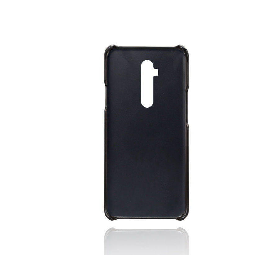 OnePlus 7T Pro Hoesje Slim Leder Kaarthouder Zwart