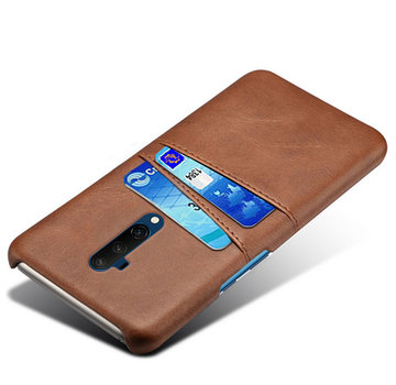 ProGuard OnePlus 7T Pro Case Slim Leather Card Holder Brown