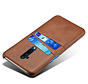 OnePlus 7T Pro Case Slim Leather Card Holder Brown