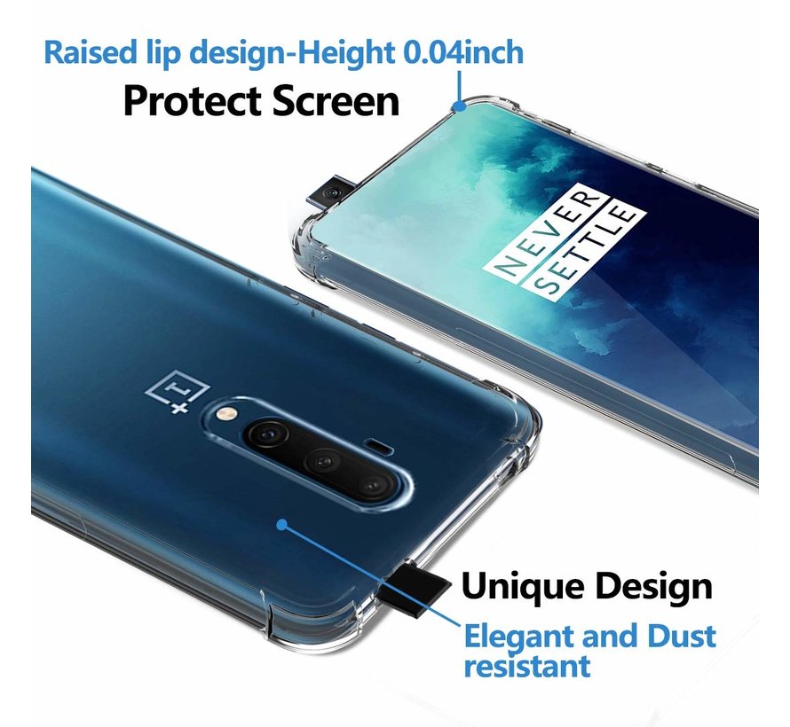 OnePlus 7T Pro Hoesje TPU Shock Proof Transparant